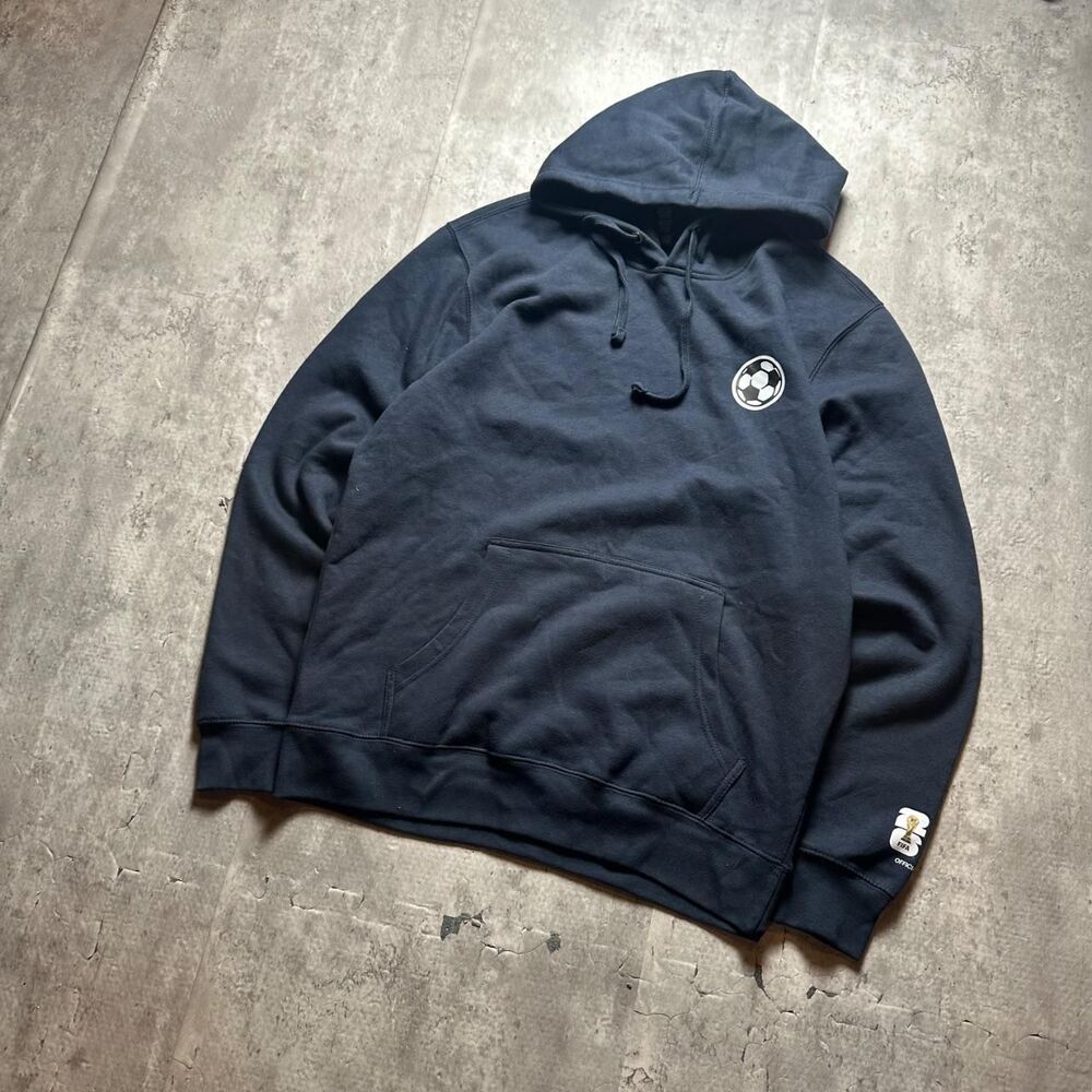 District Men's Navy and Black Hoodie